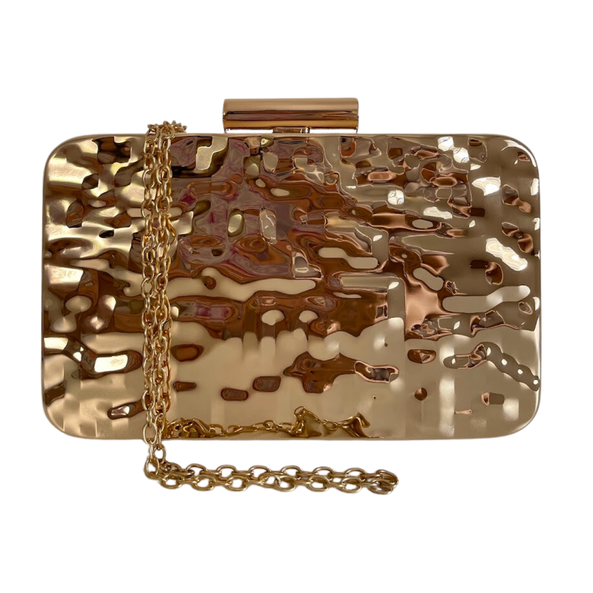 Bolsa de Festa Clutch Dourada Metálica - ReUse