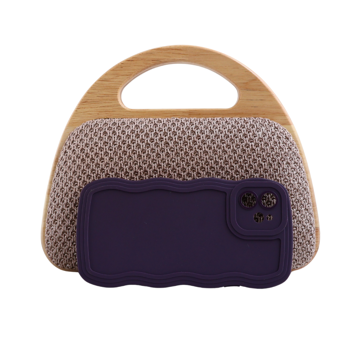 Bolsa de Mão Clutch Festa Palha Bege