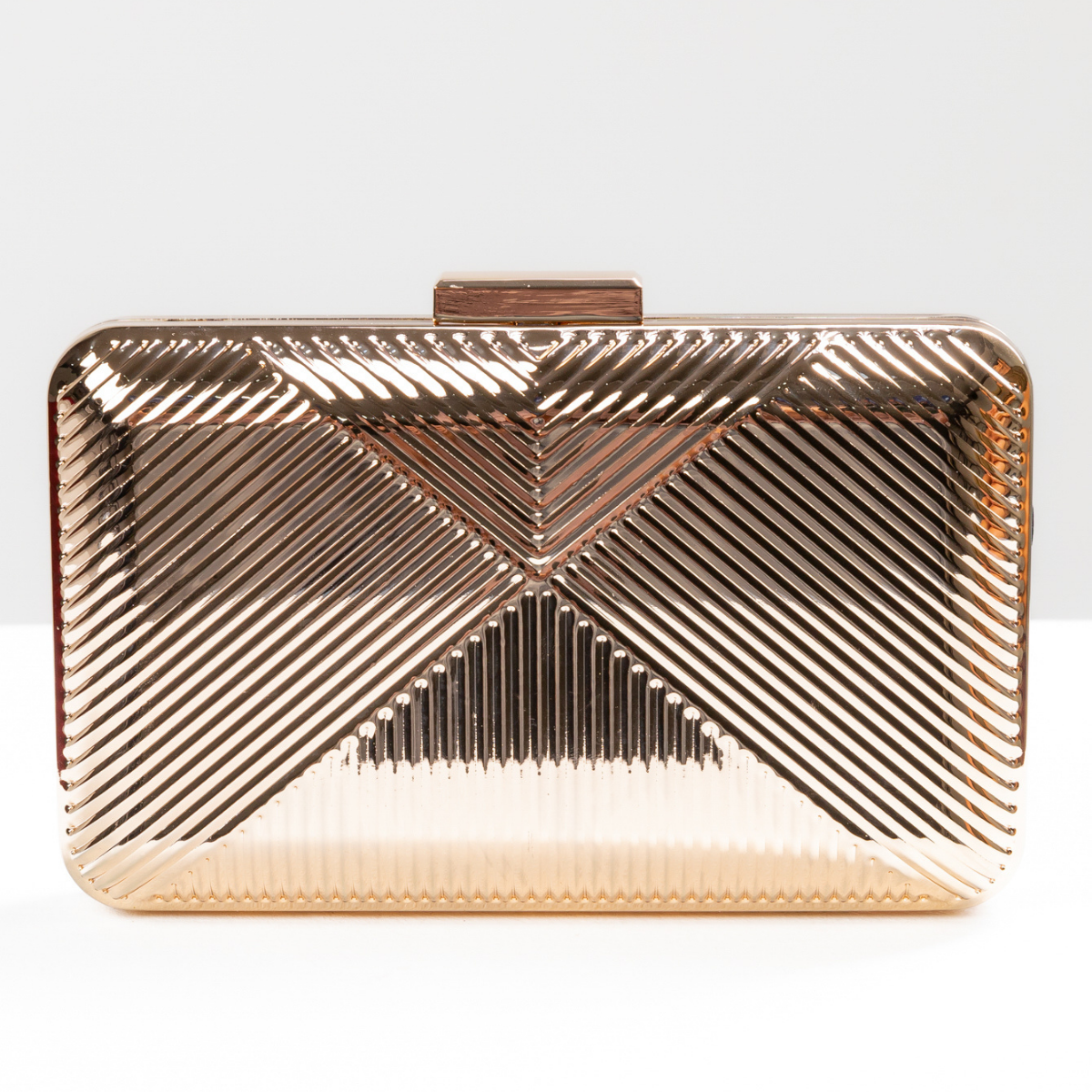 Bolsa de Festa Clutch Metalizada Dourada