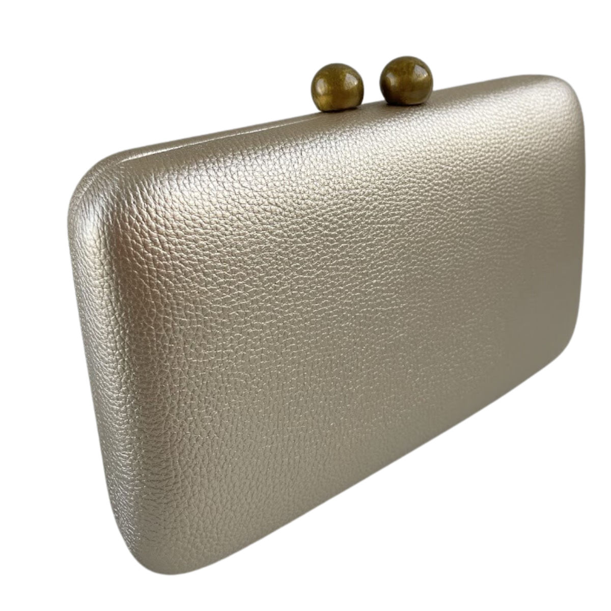 Bolsa Clutch Festa Vinil Dourada