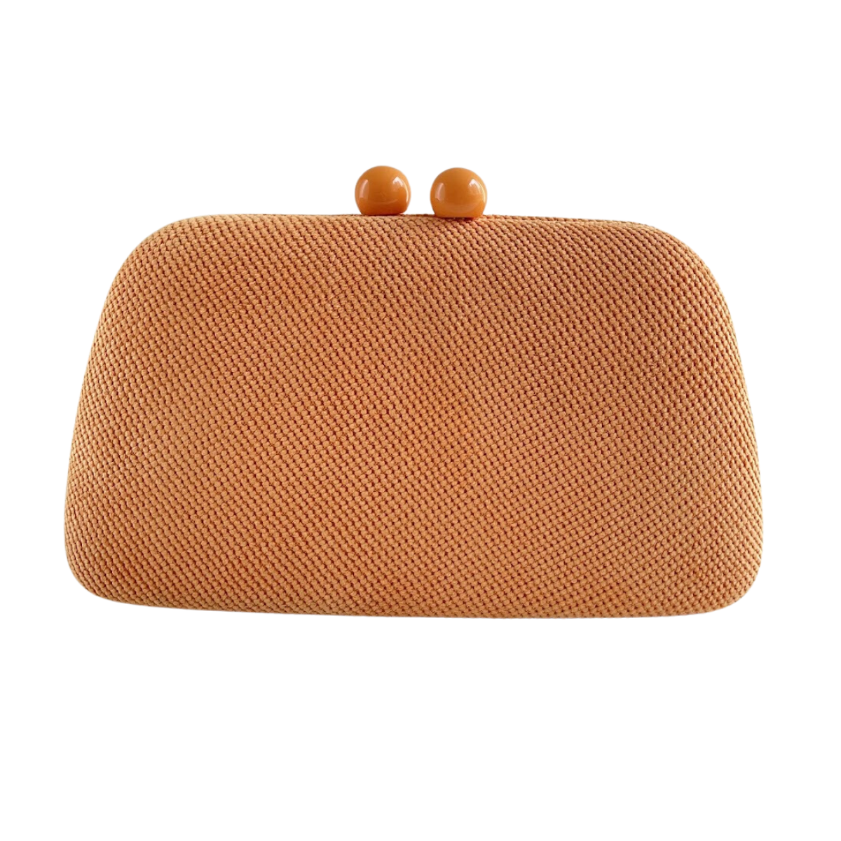 Bolsa Clutch Festa Tecido Laranja