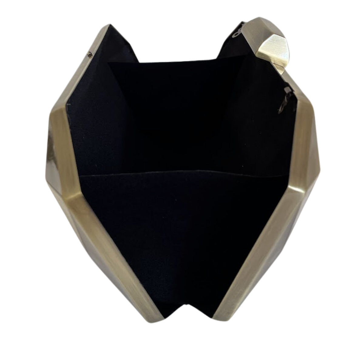 Bolsa Festa Clutch Metal Escovado Ouro Envelhecido - ReUse