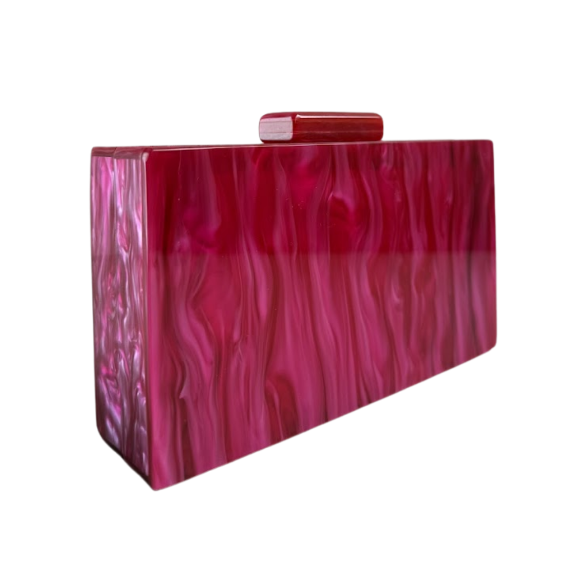 Bolsa de Festa Clutch Acrílico Fúcsia
