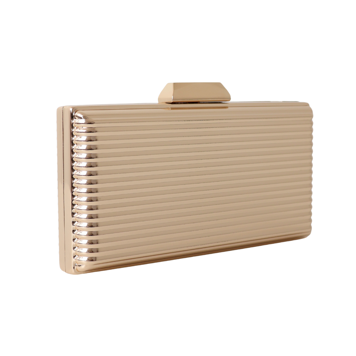 Bolsa de Festa Clutch Dourada Metalizada