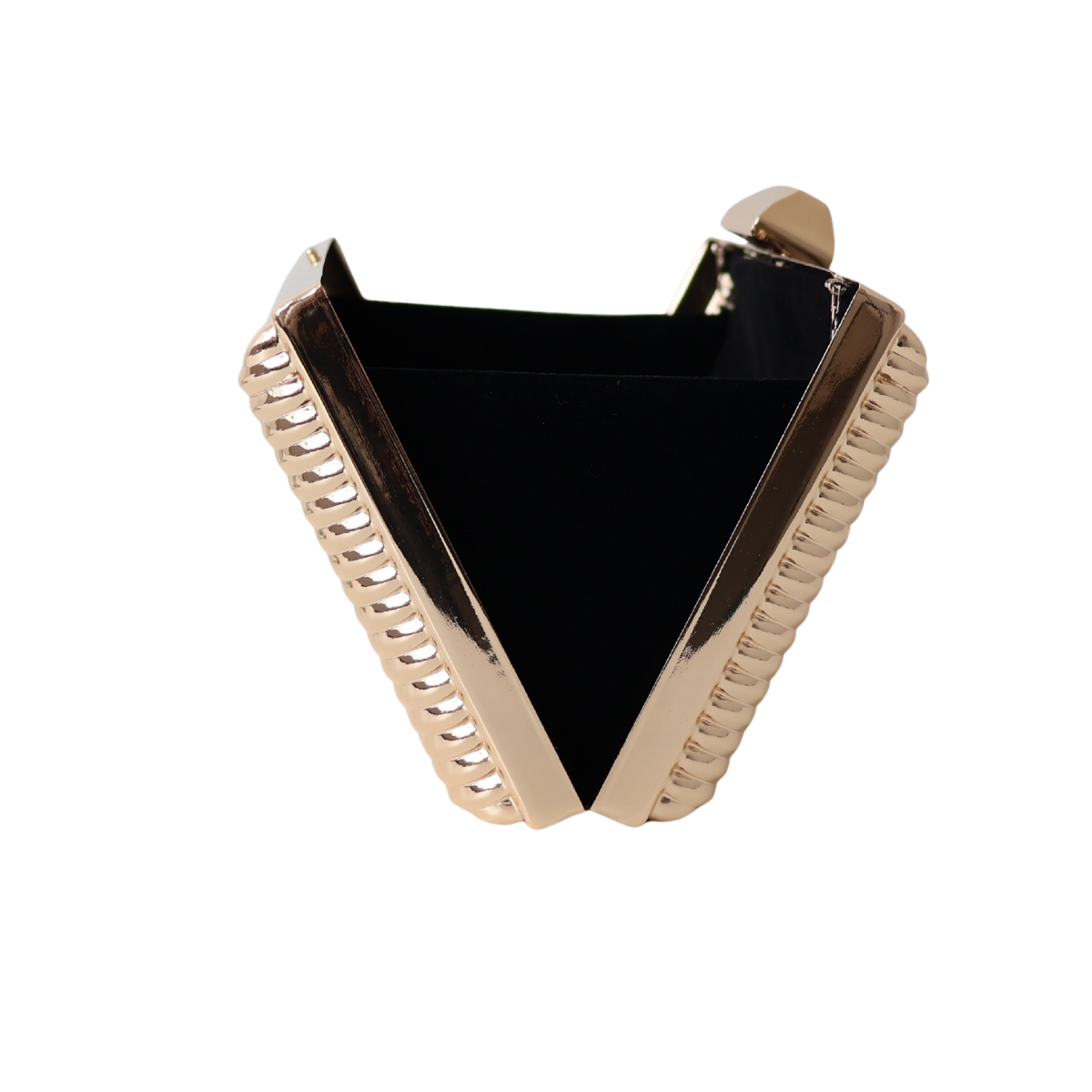 Bolsa de Festa Clutch Dourada Metalizada
