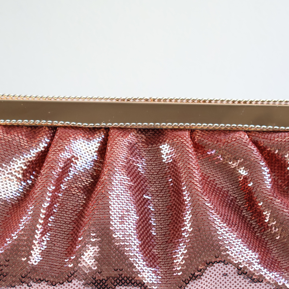 Bolsa Pouch Festa Clutch Lantejoula Rosa