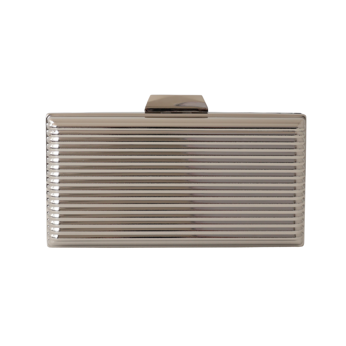 Bolsa de Festa Clutch Metalizada Prata