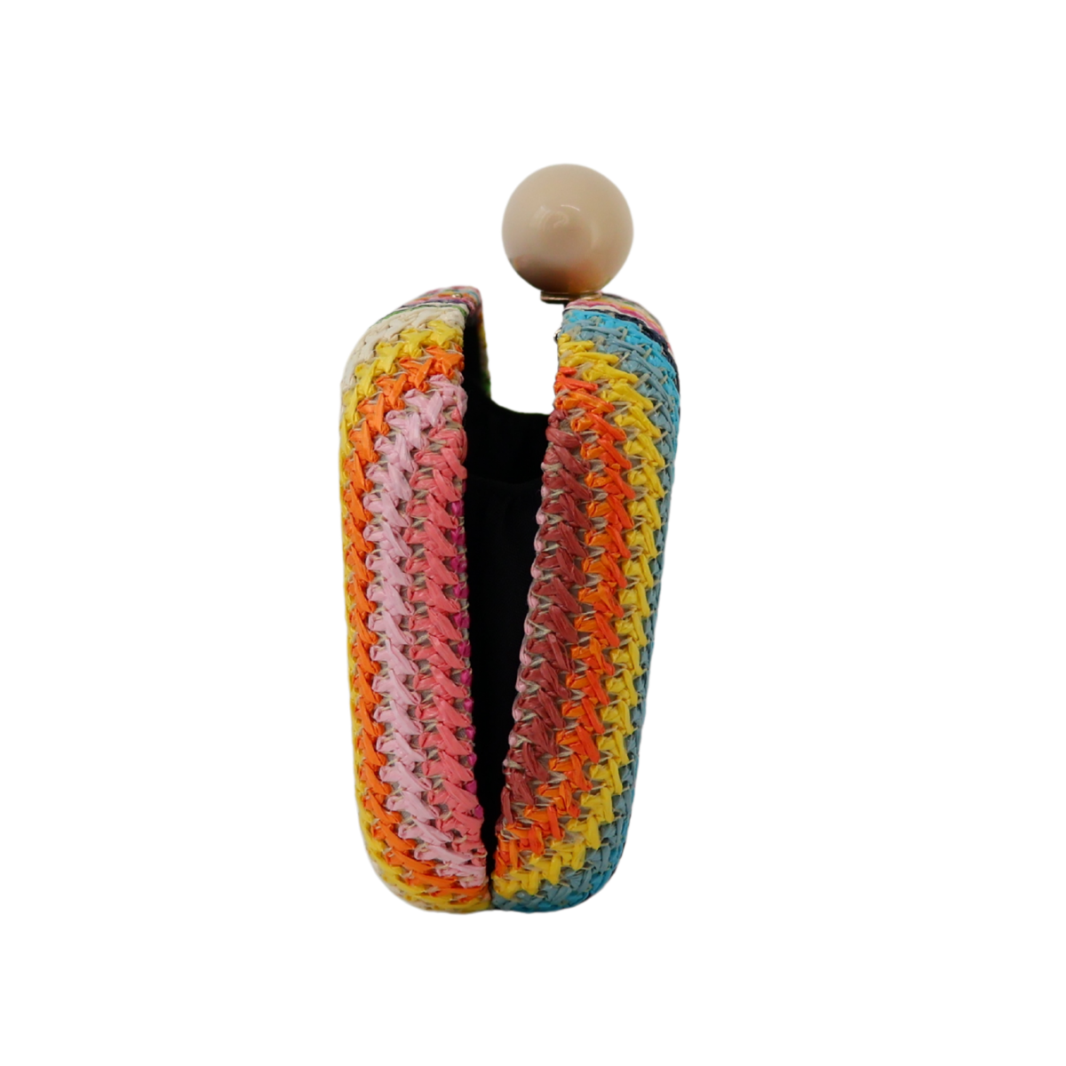 Bolsa de Festa Clutch Palha Colorida