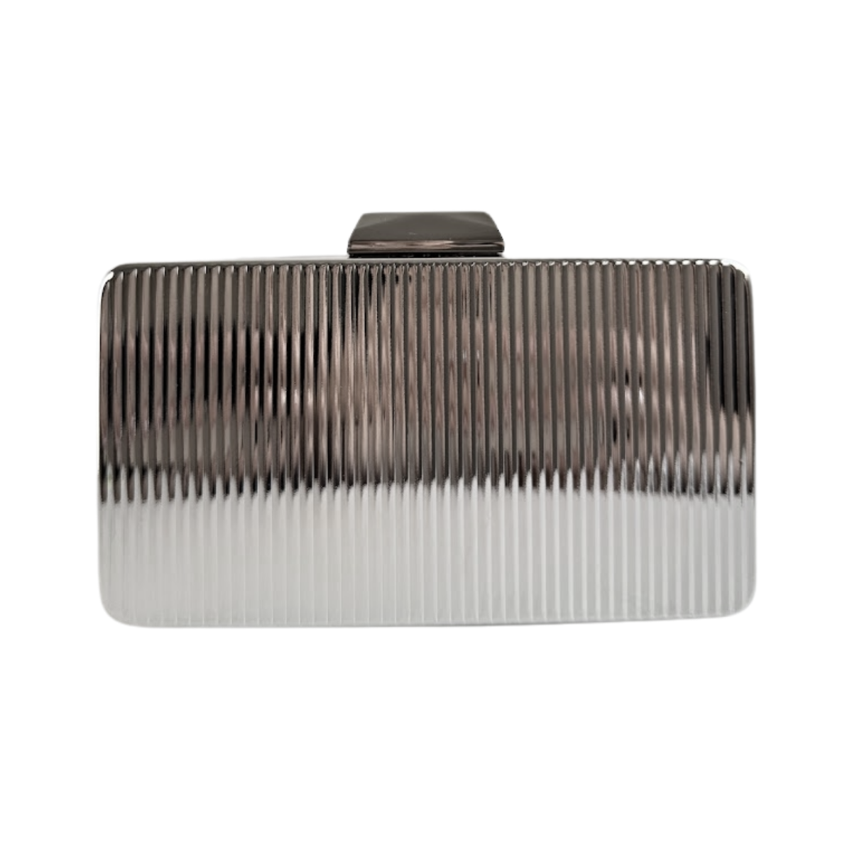 Bolsa de Festa Clutch Prata Metalizada