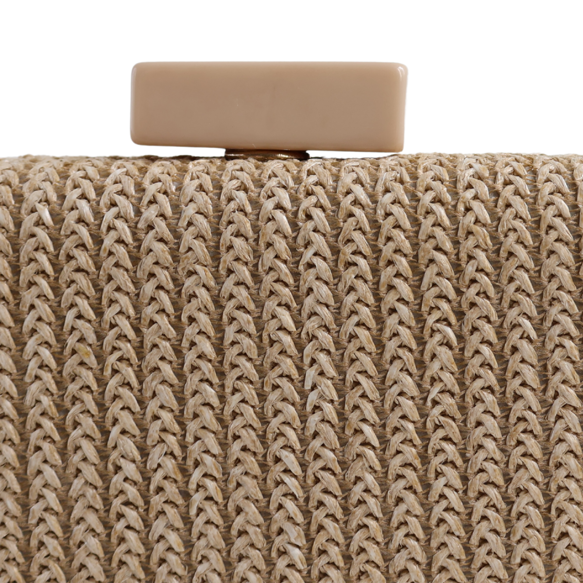 Bolsa Clutch Festa Palha Bege