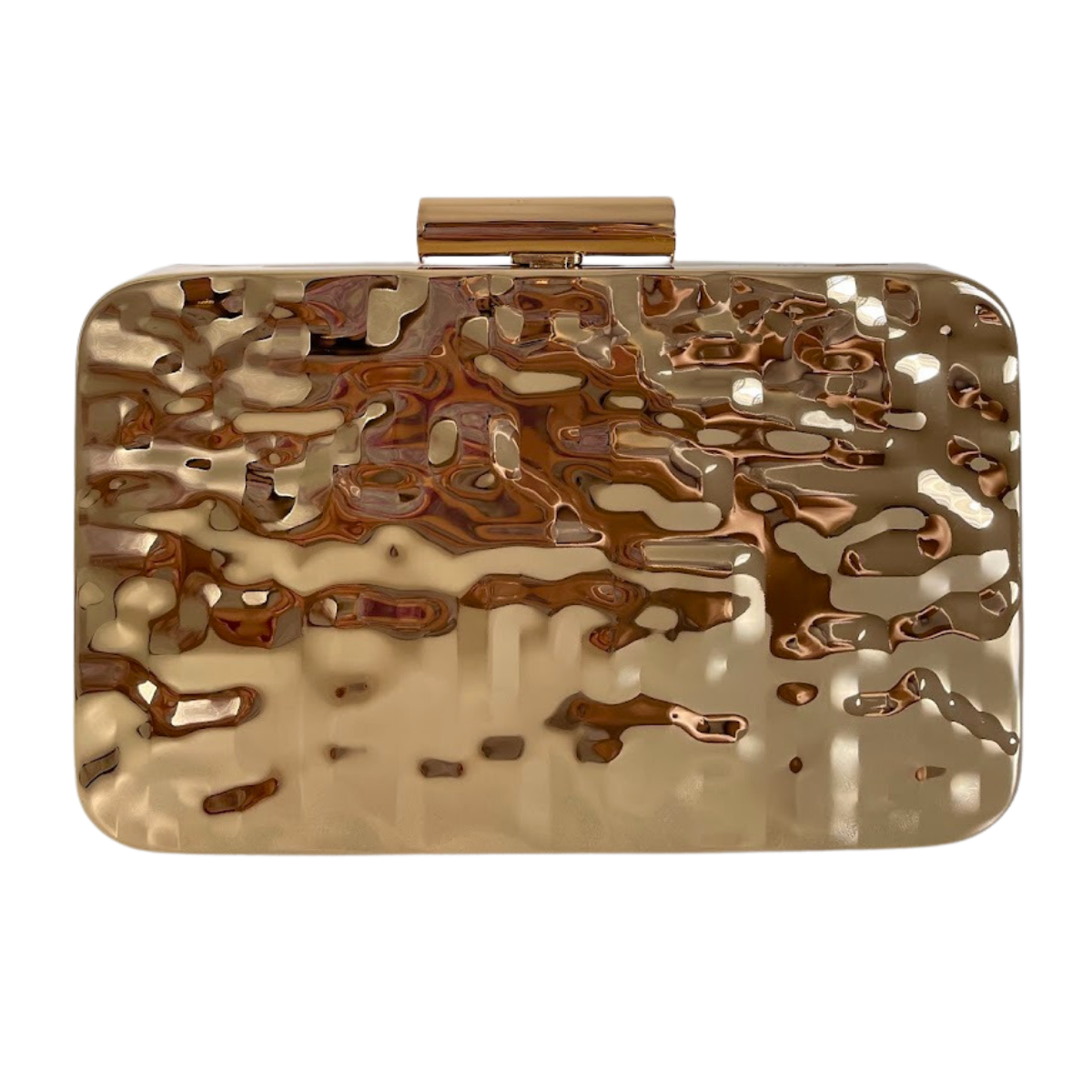 Bolsa de Festa Clutch Dourada Metálica - ReUse