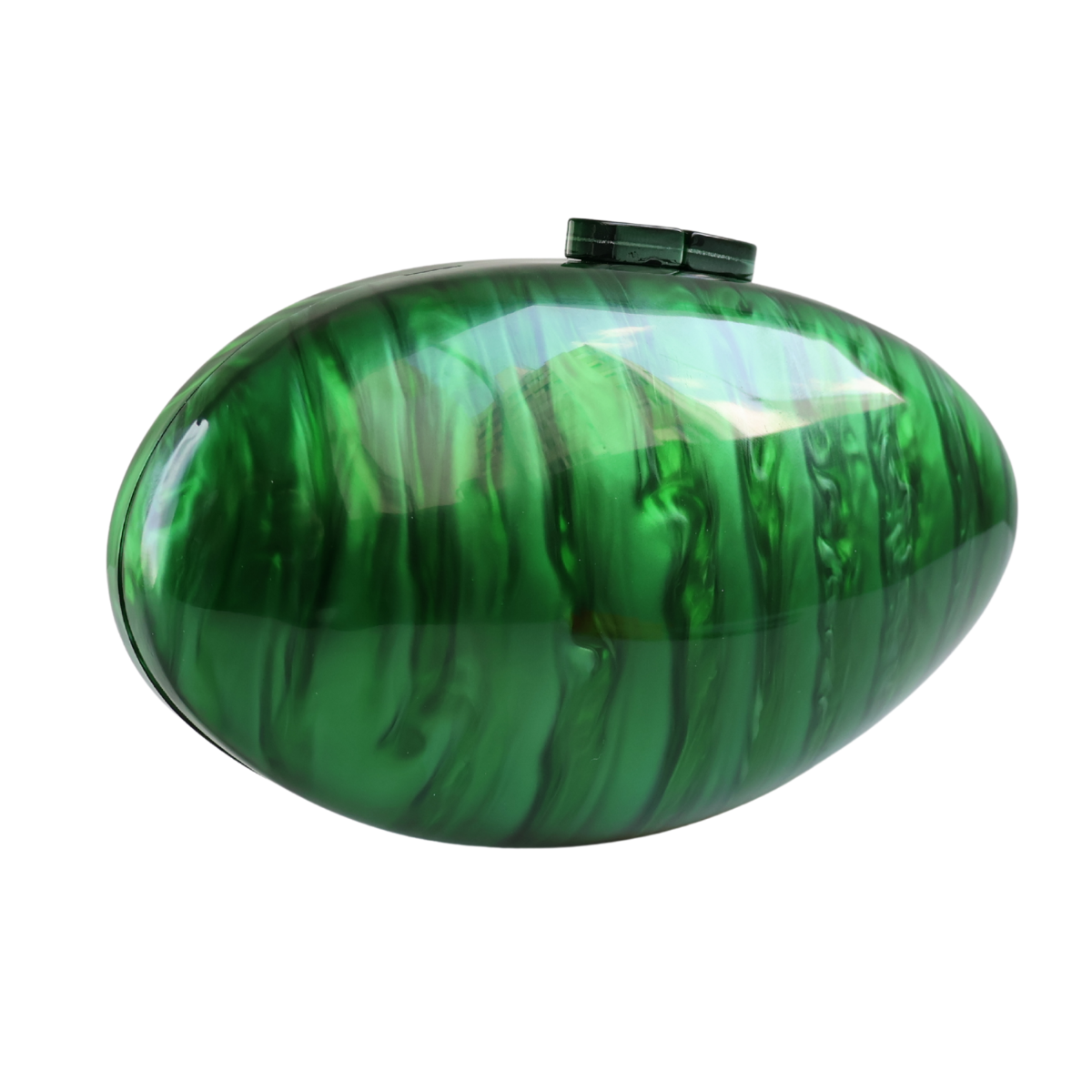 Bolsa de Festa Clutch Acrílico Concha Verde