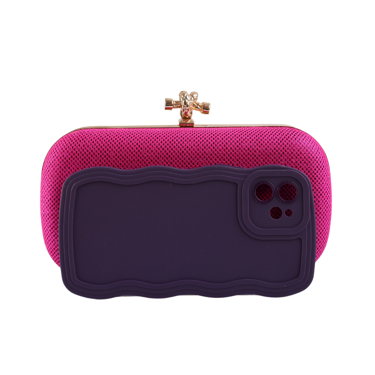 Bolsa Clutch Festa Rosa Pink