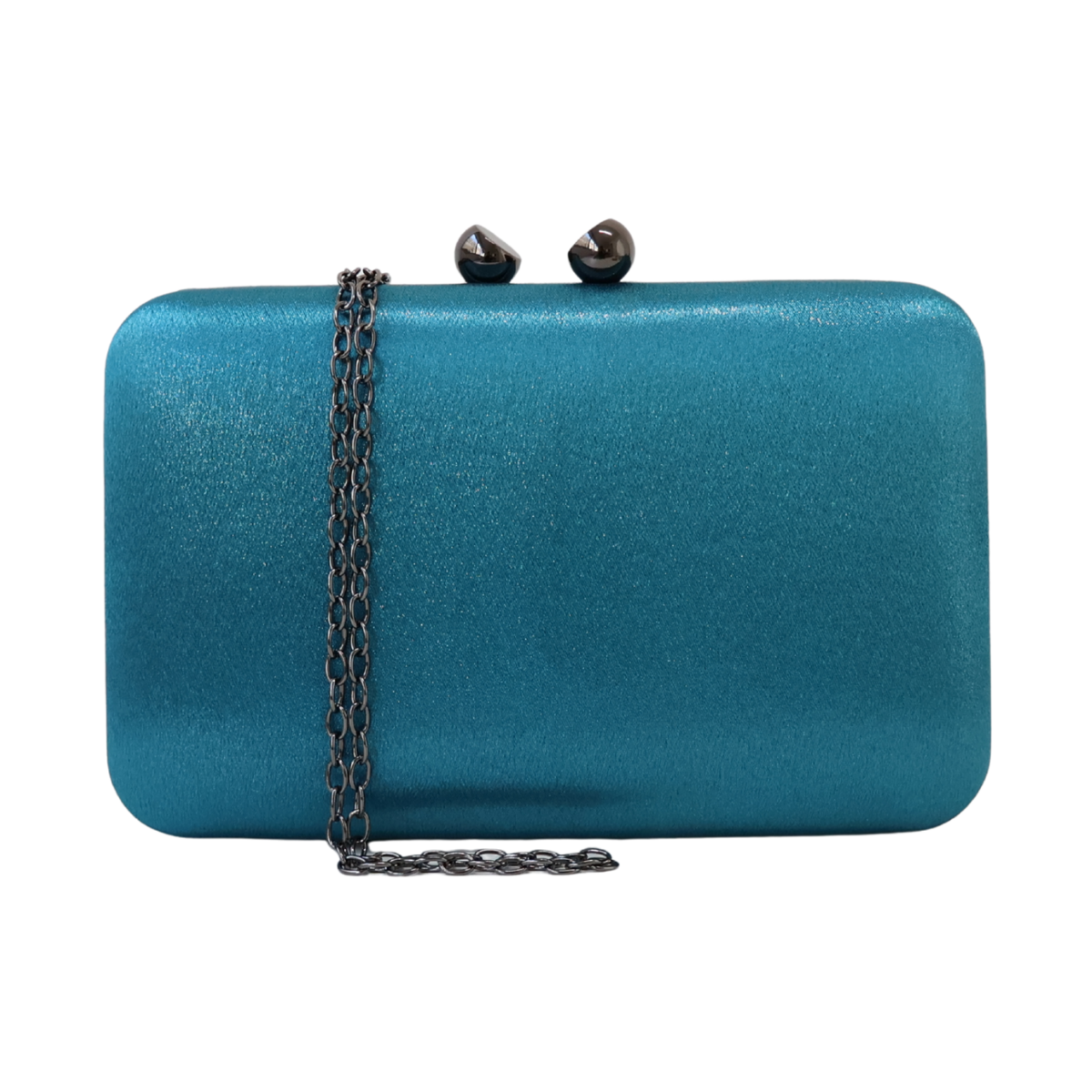 Bolsa Clutch Festa Cetim Azul Turquesa
