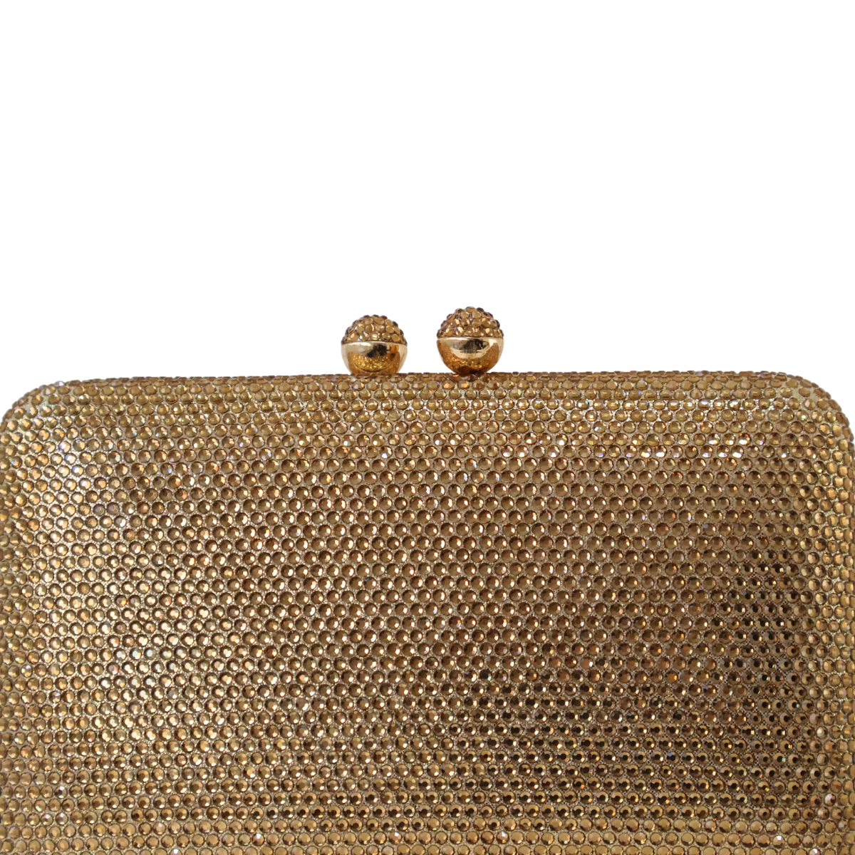 Bolsa Festa Clutch Pedraria Strass Dourada