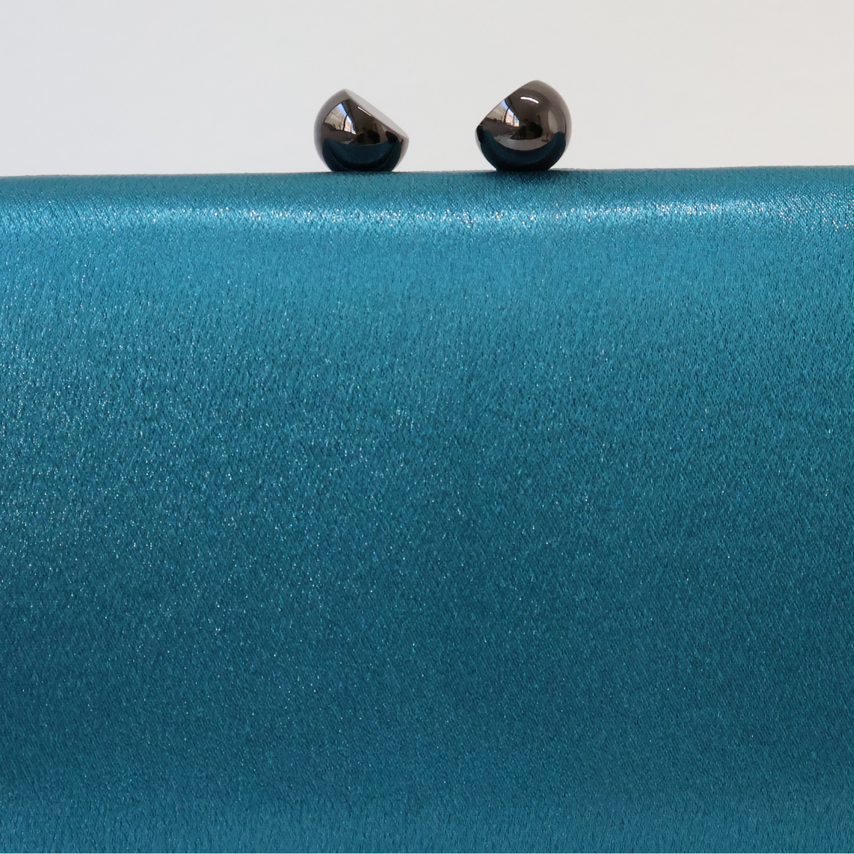 Bolsa Clutch Festa Cetim Azul Turquesa