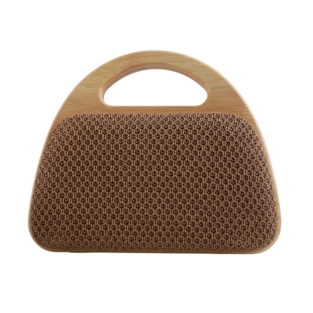 Bolsa de Mão Clutch Festa Palha Marrom