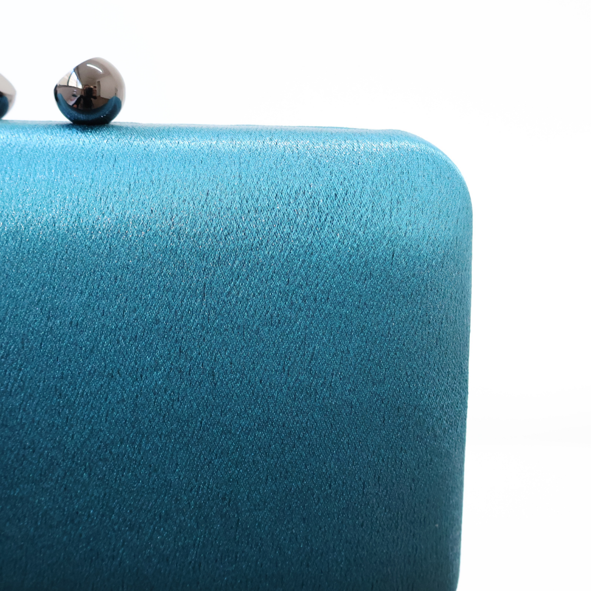 Bolsa Clutch Festa Cetim Azul Turquesa