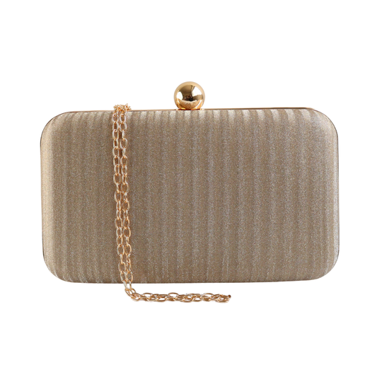 Bolsa de Festa Clutch Dourada
