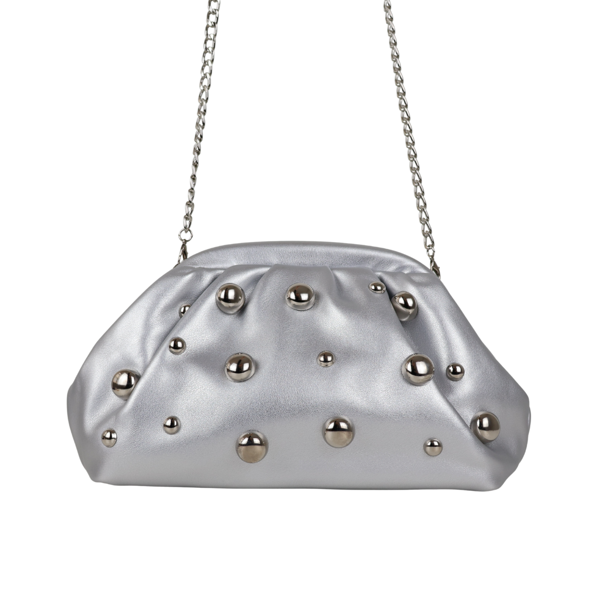 Bolsa de Festa Pouch Courvin Prata