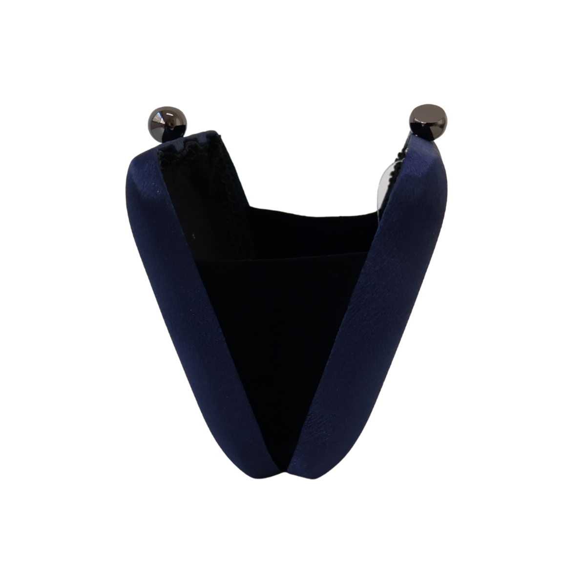 Bolsa Clutch Festa Cetim Azul Marinho