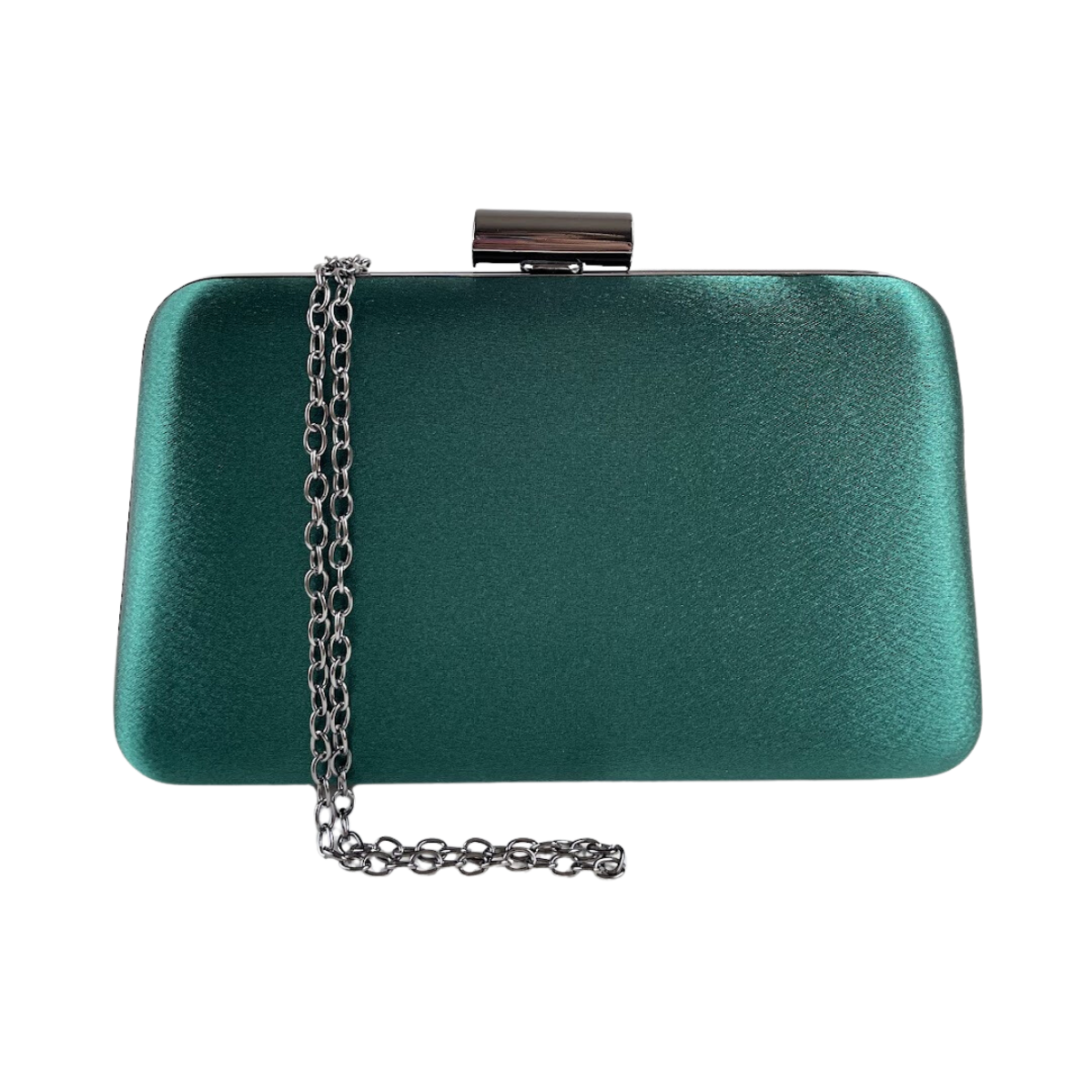 Bolsa Festa Clutch Tecido Acetinado Verde