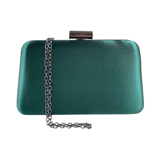 Bolsa Festa Clutch Tecido Acetinado Verde