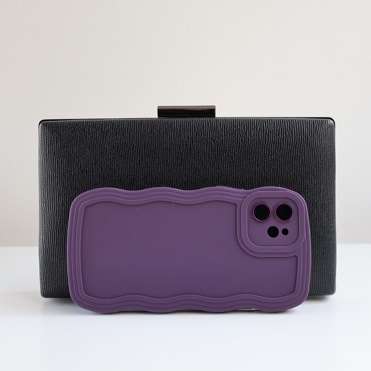 Bolsa de Festa Clutch Preta