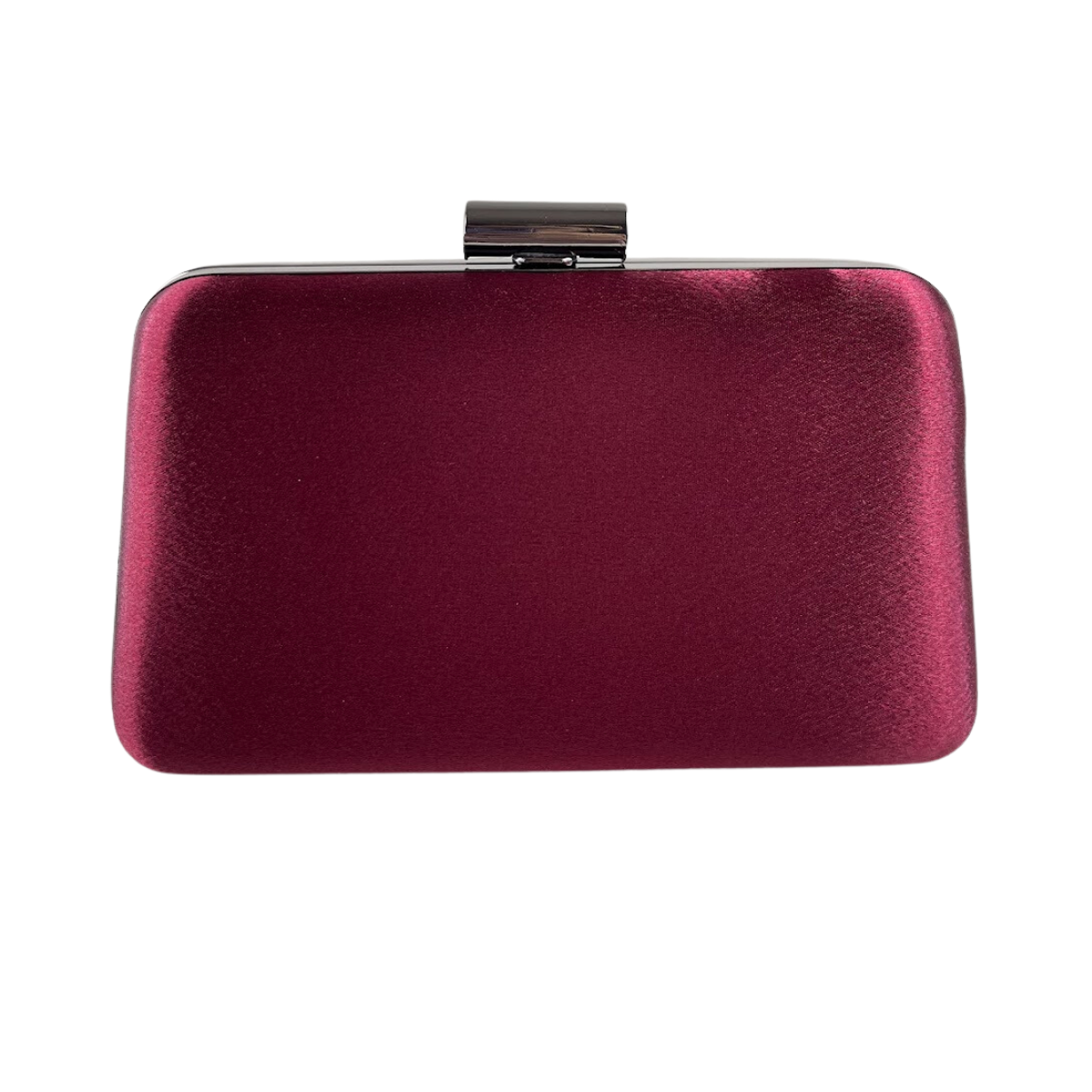 Bolsa Festa Clutch Tecido Acetinado Marsala