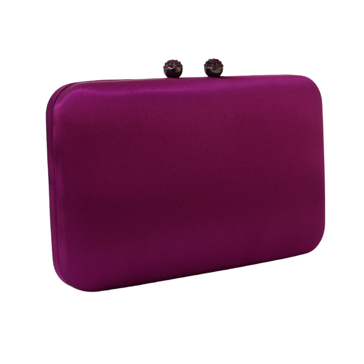 Bolsa Clutch Festa Cetim Fúcsia