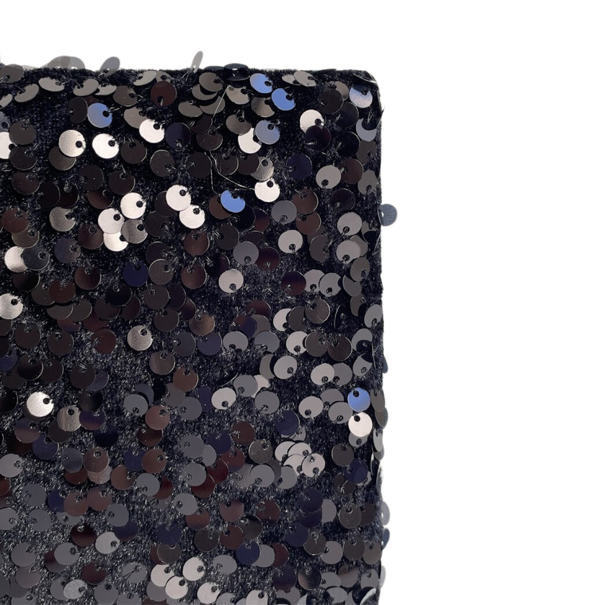 Bolsa de Festa Clutch Paetê Lantejoulas Preta - ReUse