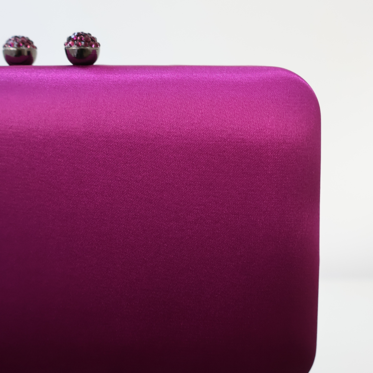 Bolsa Clutch Festa Cetim Fúcsia