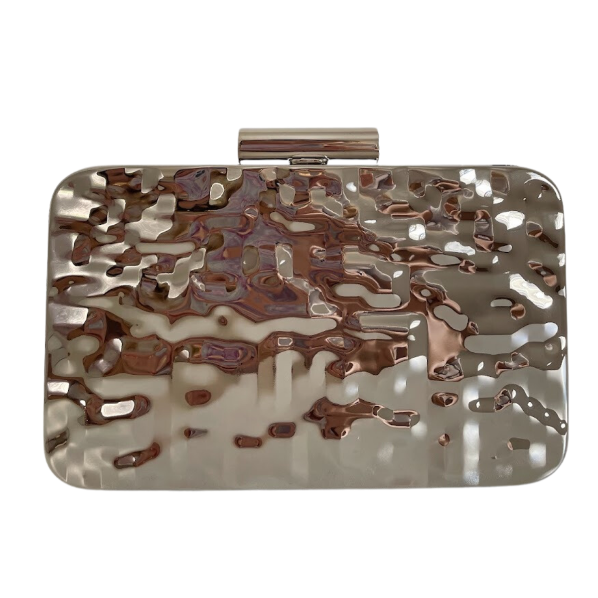 Bolsa de Festa Clutch Prata Metálica - ReUse