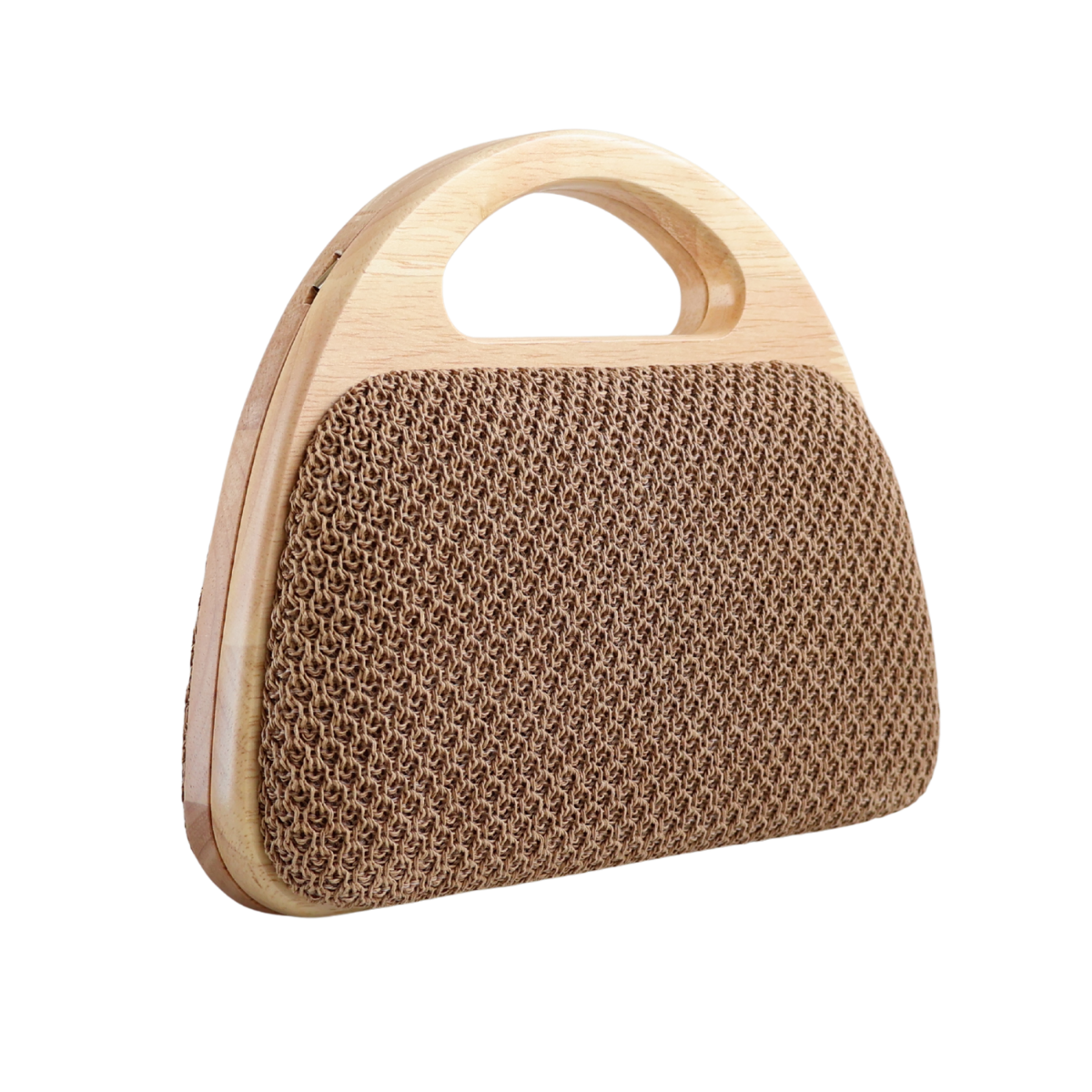 Bolsa de Mão Clutch Festa Palha Marrom