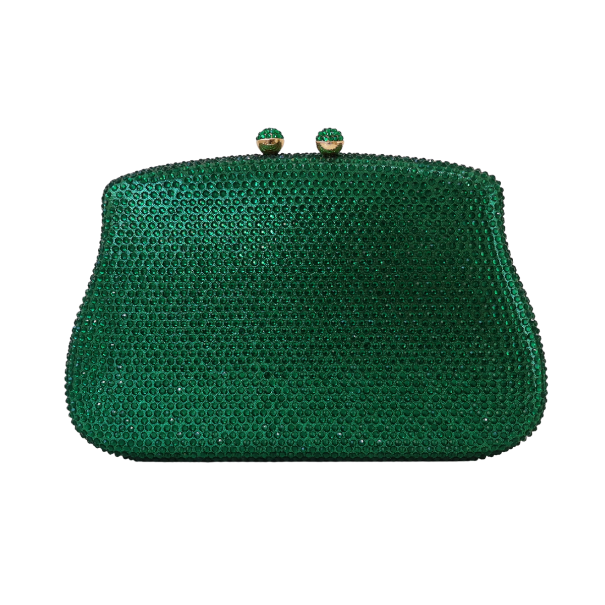 Bolsa Festa Clutch Pedraria Strass Verde