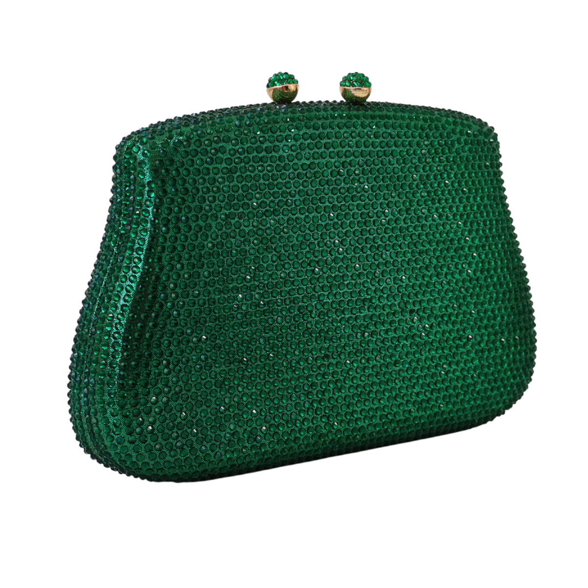 Bolsa Festa Clutch Pedraria Strass Verde