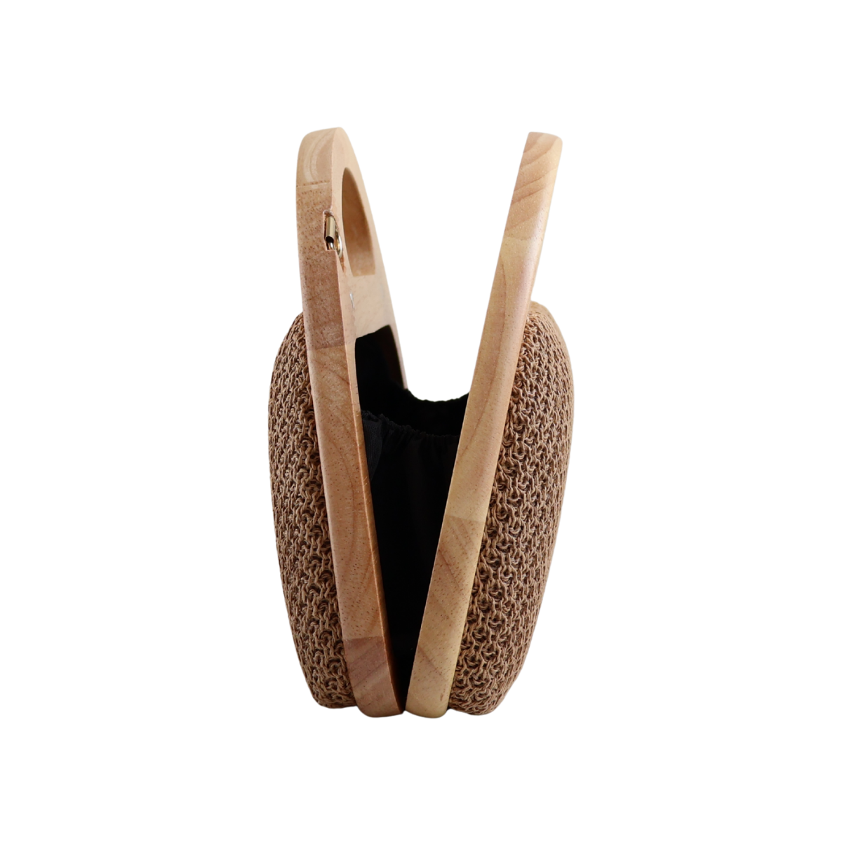 Bolsa de Mão Clutch Festa Palha Marrom