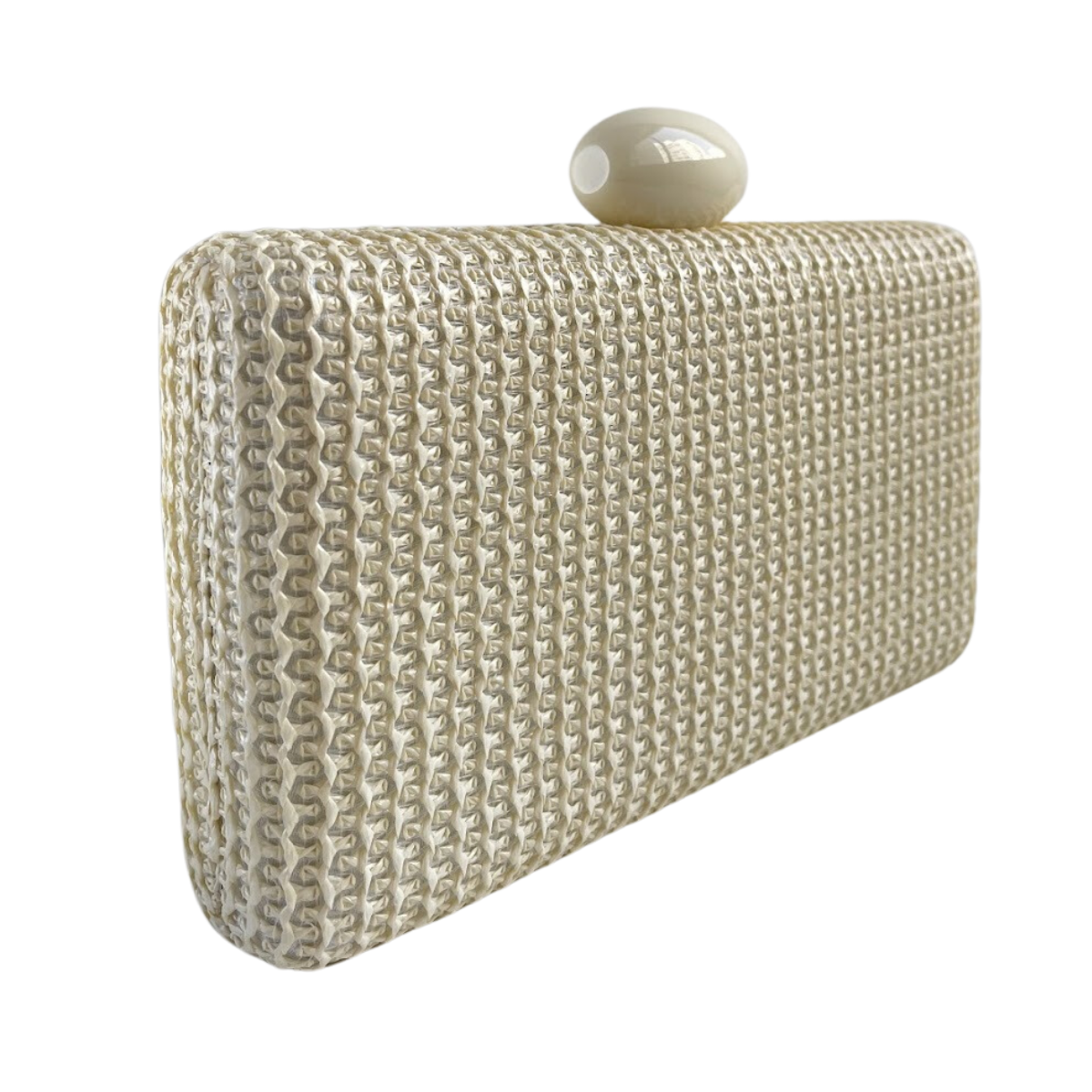 Bolsa Clutch Festa Palha Bege