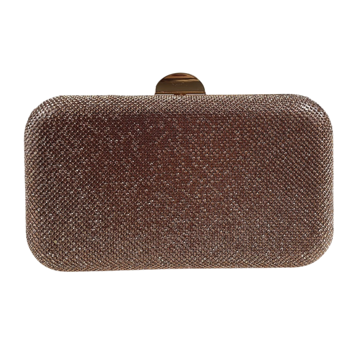 Bolsa Festa Clutch Pedraria Strass Champagne