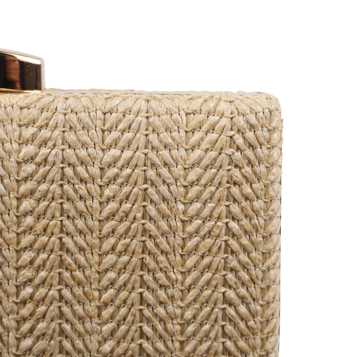 Bolsa Clutch Festa Palha Bege