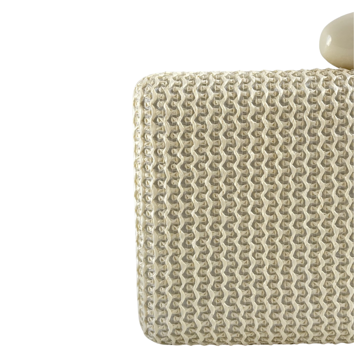 Bolsa Clutch Festa Palha Bege
