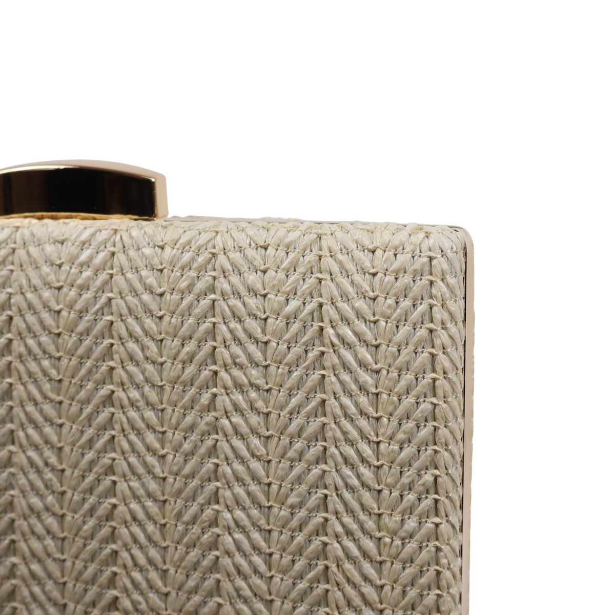 Bolsa Clutch Festa Palha Bege Claro