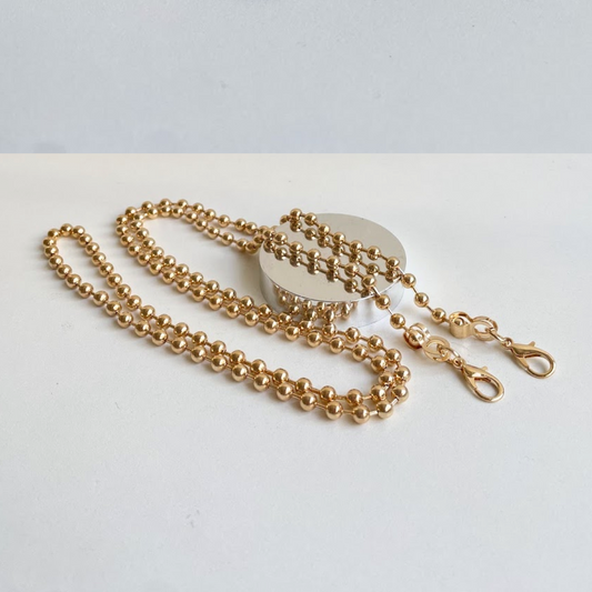 Alça Transversal Esferas - Metal Dourado