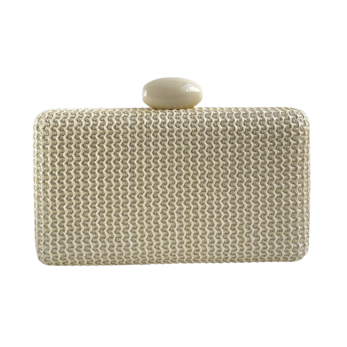 Bolsa Clutch Festa Palha Bege