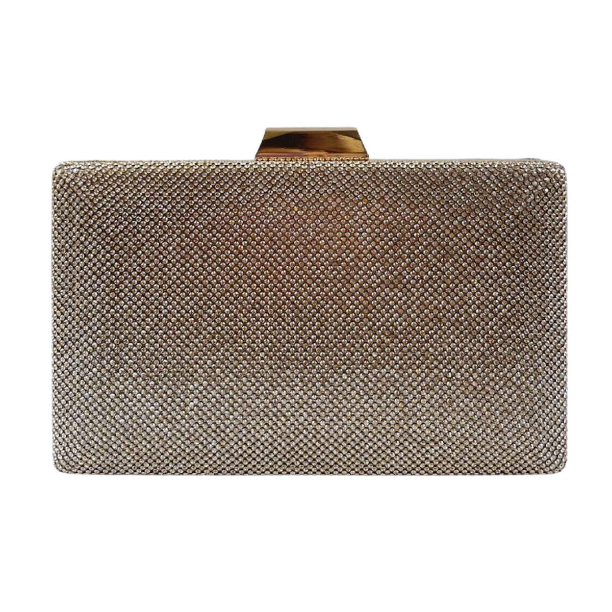 Bolsa Festa Clutch Brilho Dourada