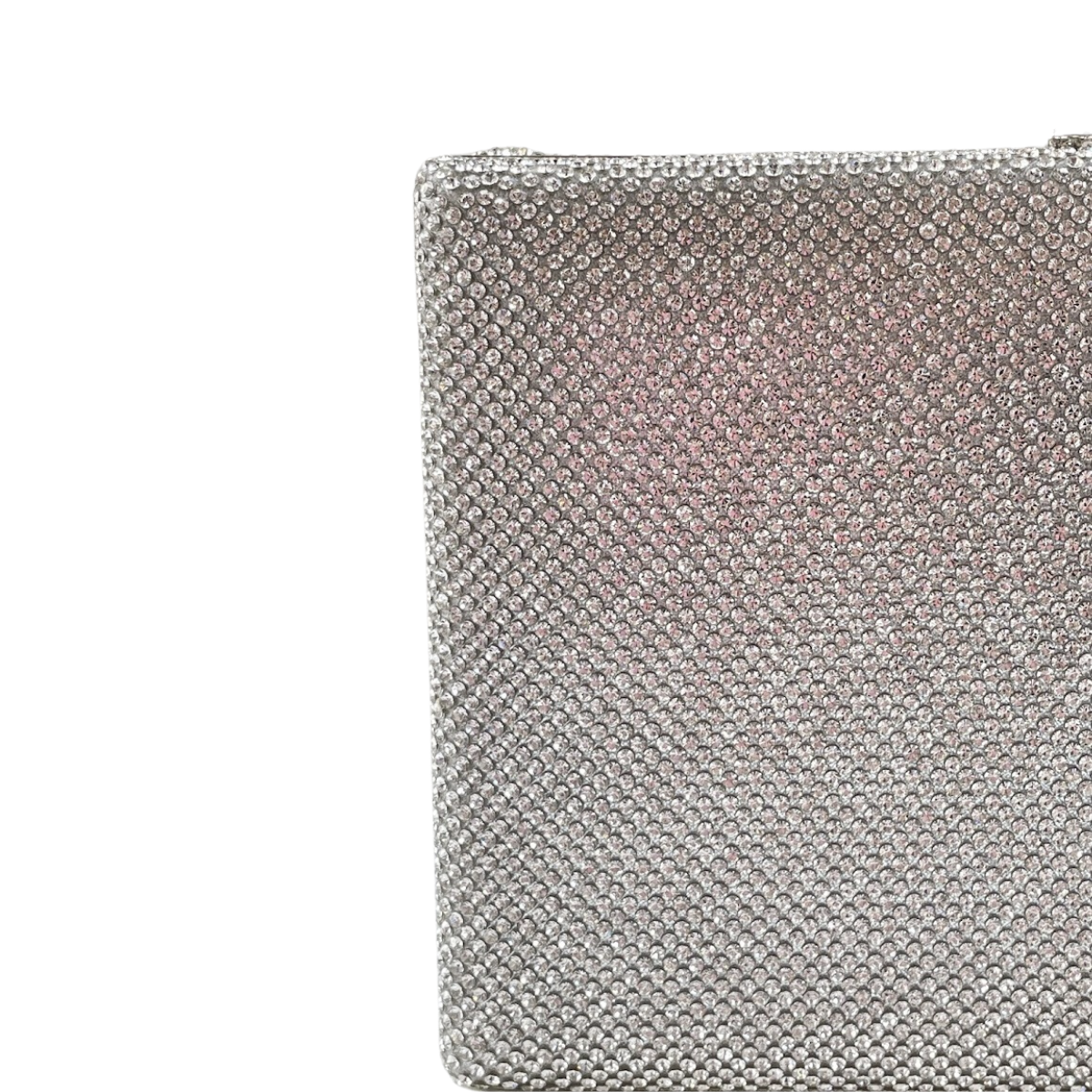 Bolsa Festa Clutch Brilho Prata