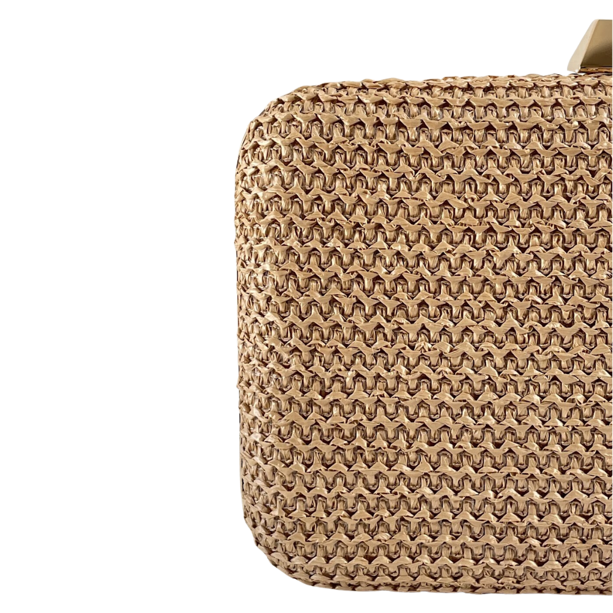 Bolsa Clutch Festa Palha Bege Escuro