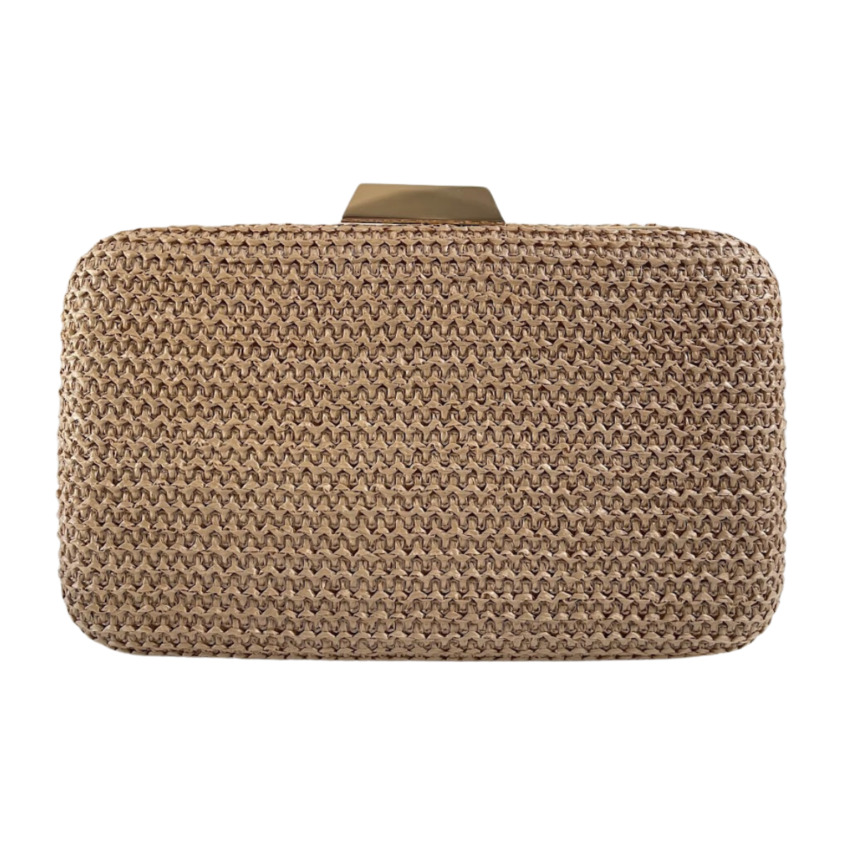 Bolsa Clutch Festa Palha Bege Escuro