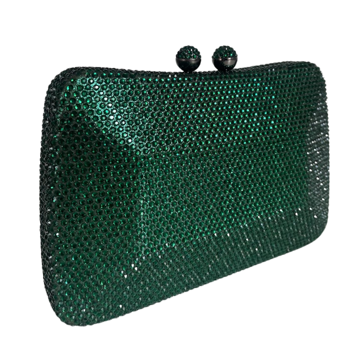 Bolsa de Festa Clutch Pedraria Verde