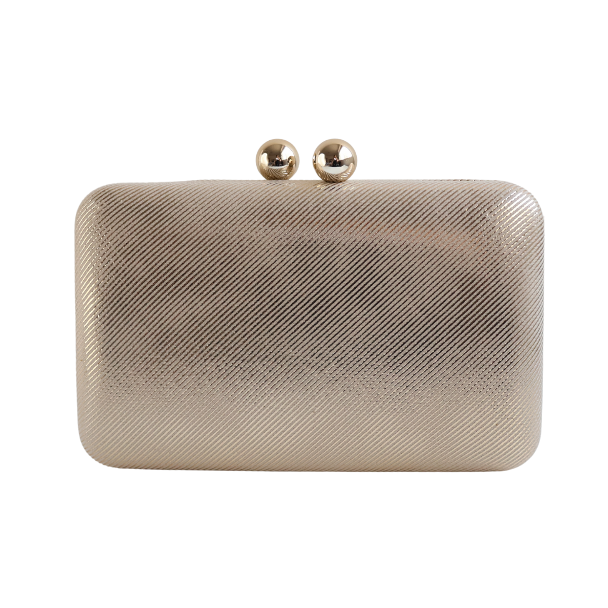 Bolsa de Festa Clutch Vinil Dourada